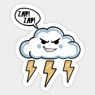 Petty Cloud Sticker